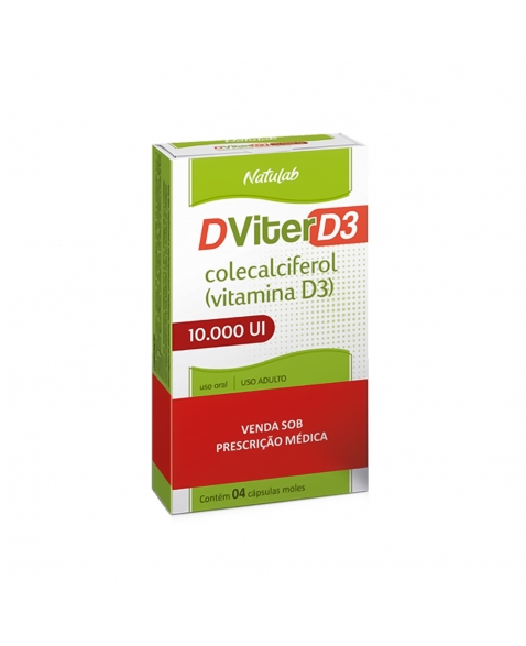 Imagem do produto DVITER D3 10000UI CAIXA COM 4 CAPSULAS MOLES