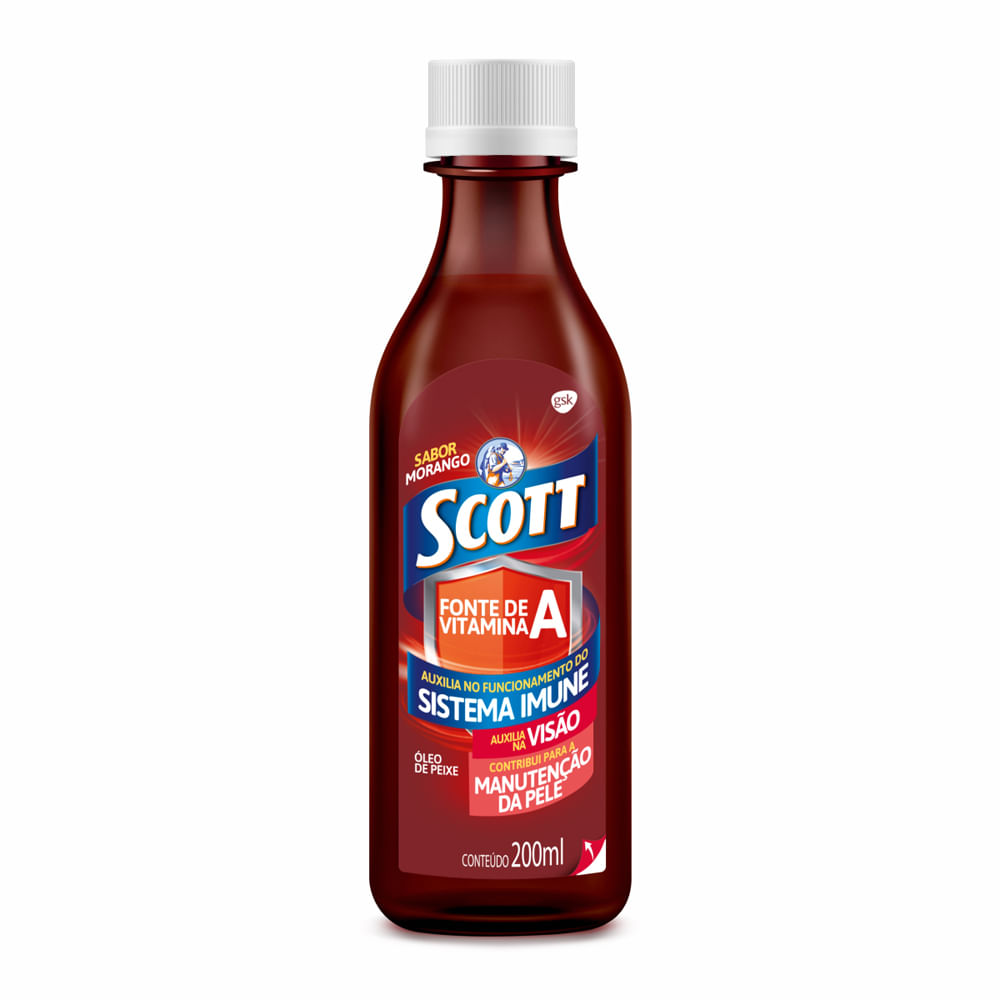Imagem do produto EMULSAO SCOTT SABOR MORANGO 200ML