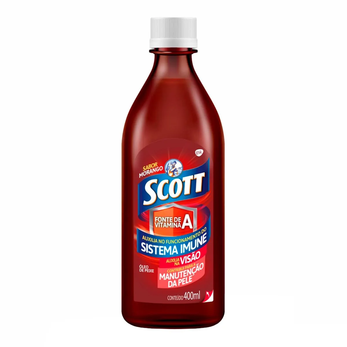 Imagem do produto EMULSAO SCOTT SABOR MORANGO 400ML
