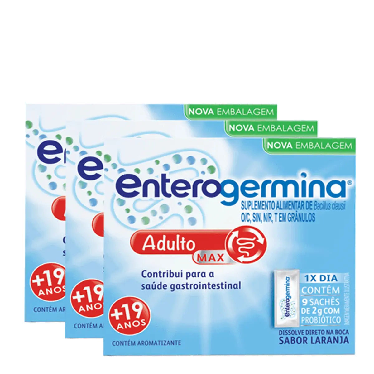 Imagem do produto ENTEROGERMINA 5 BILHOES UFC/2G CAIXA COM 9 SACHES