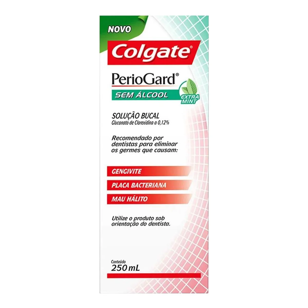 Imagem do produto ENXAGUANTE BUCAL COLGATE PERIOGARD EXTRA MINT 250ML
