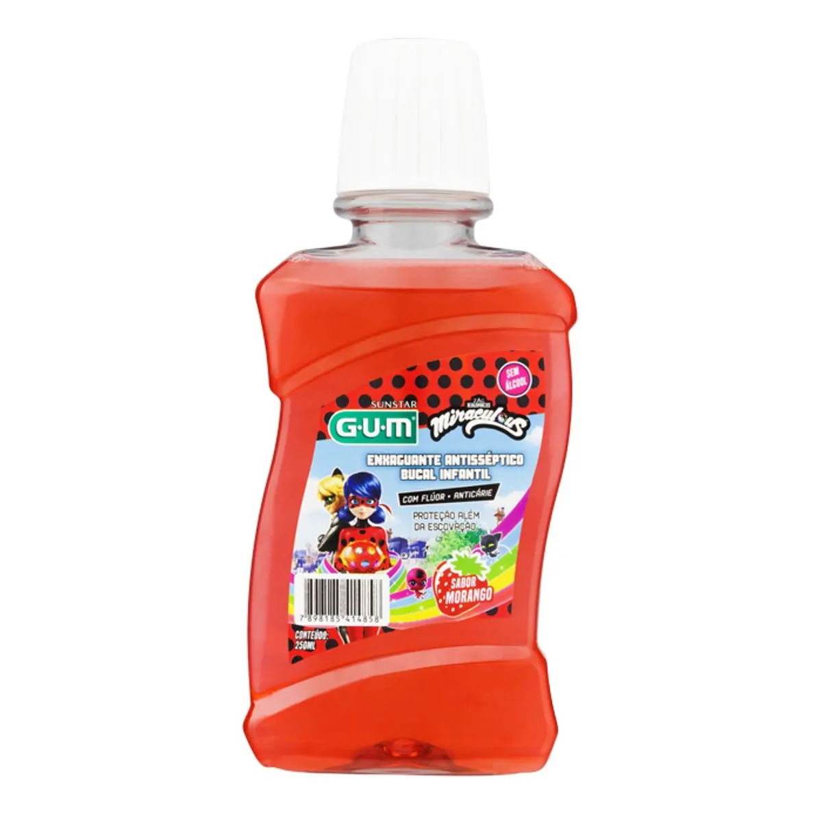 Imagem do produto ENXAGUANTE BUCAL INFANTIL GUM MIRACULOUS 250ML