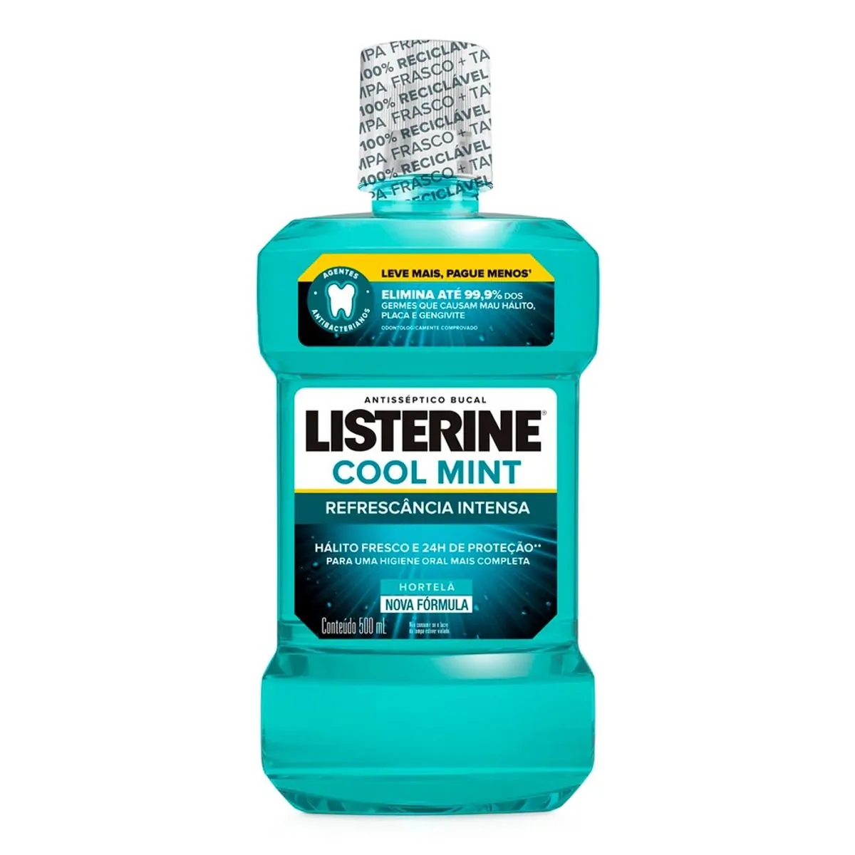 Imagem do produto ENXAGUANTE BUCAL LISTERINE COOL MINT 500ML