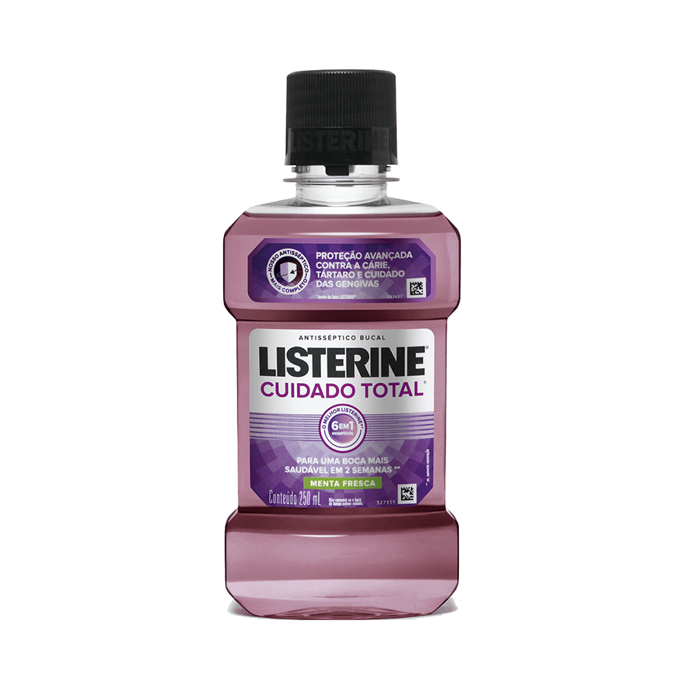 Imagem do produto ENXAGUANTE BUCAL LISTERINE CUIDADO TOTAL 250ML