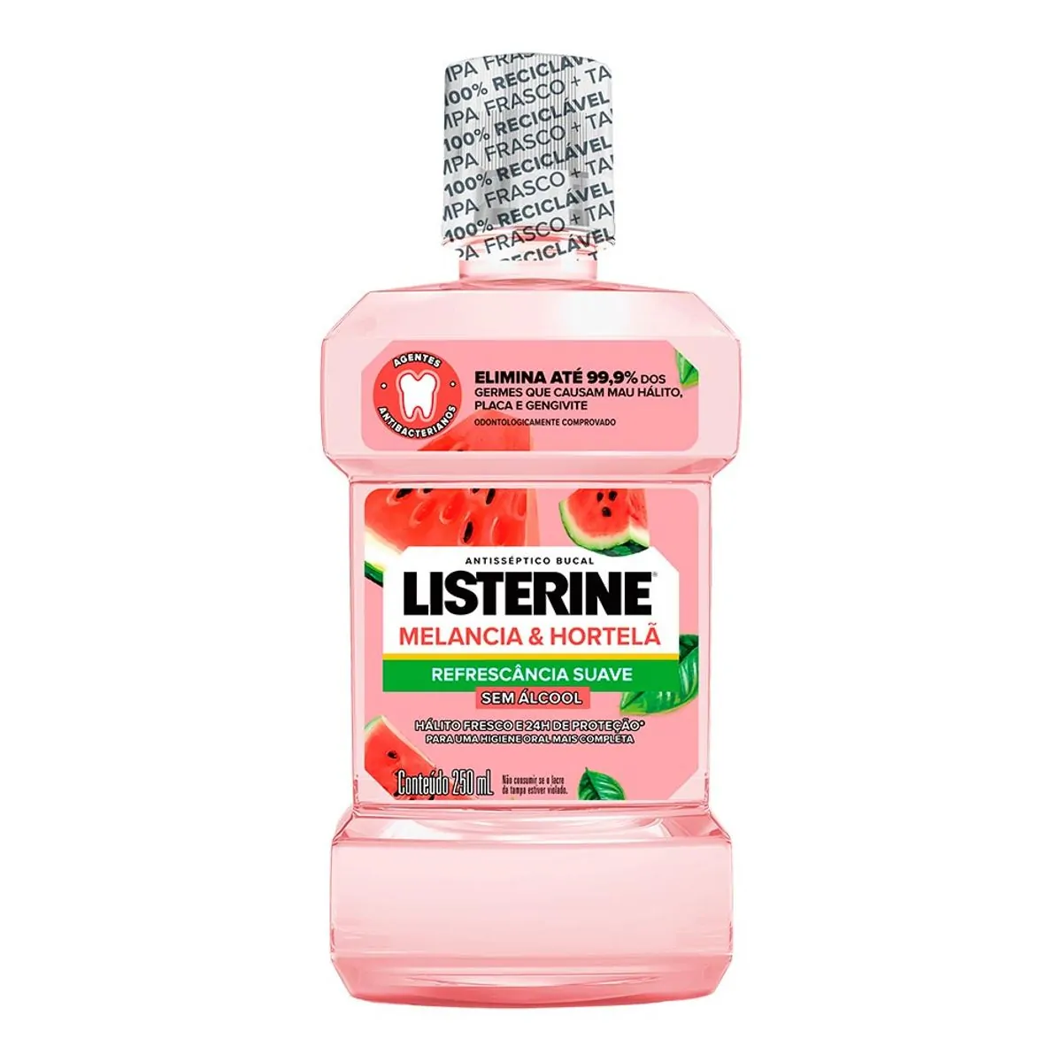 Imagem do produto ENXAGUANTE BUCAL LISTERINE MELANCIA E HORTELA 250ML
