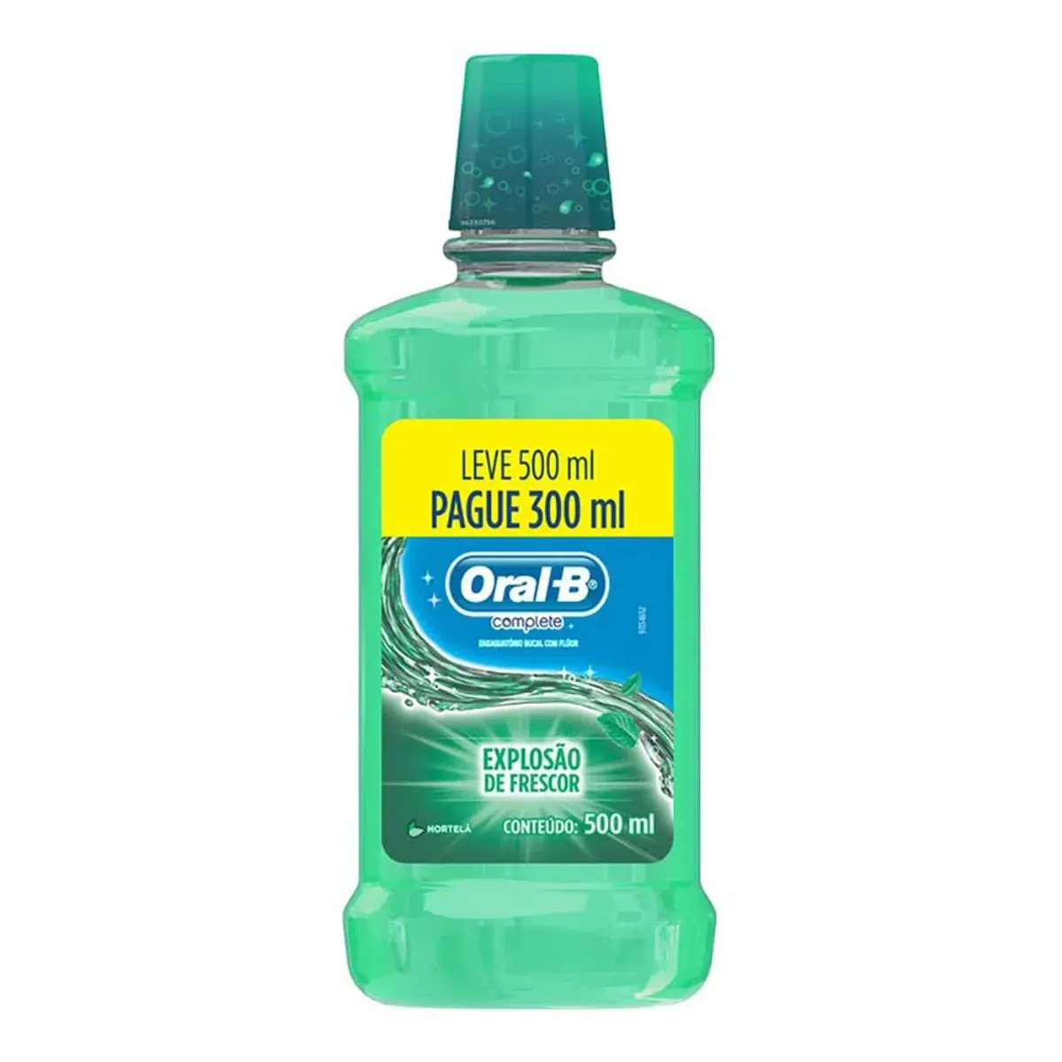 Imagem do produto ENXAGUANTE BUCAL ORAL B HORTELA 500ML