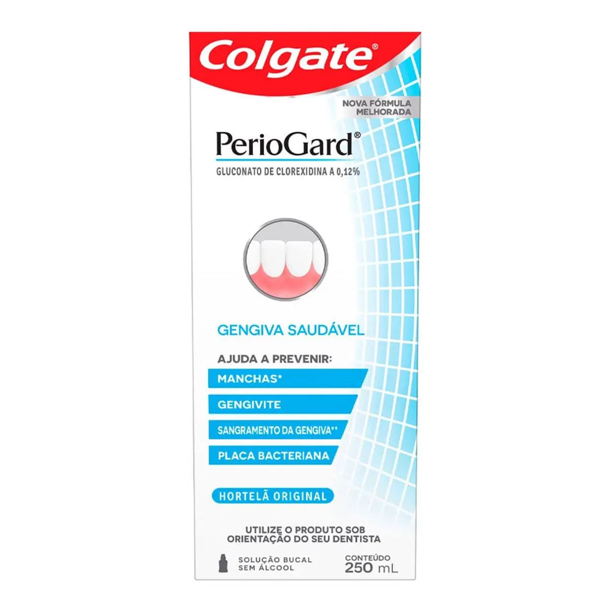 Imagem do produto ENXAGUANTE BUCAL PERIOGARD SEM ALCOOL 250ML