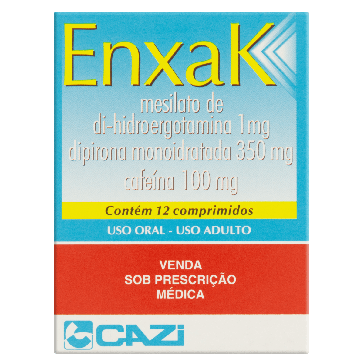 Thumbnail de ENXAK 1MG+350MG+100MG CAIXA COM 12 COMPRIMIDOS