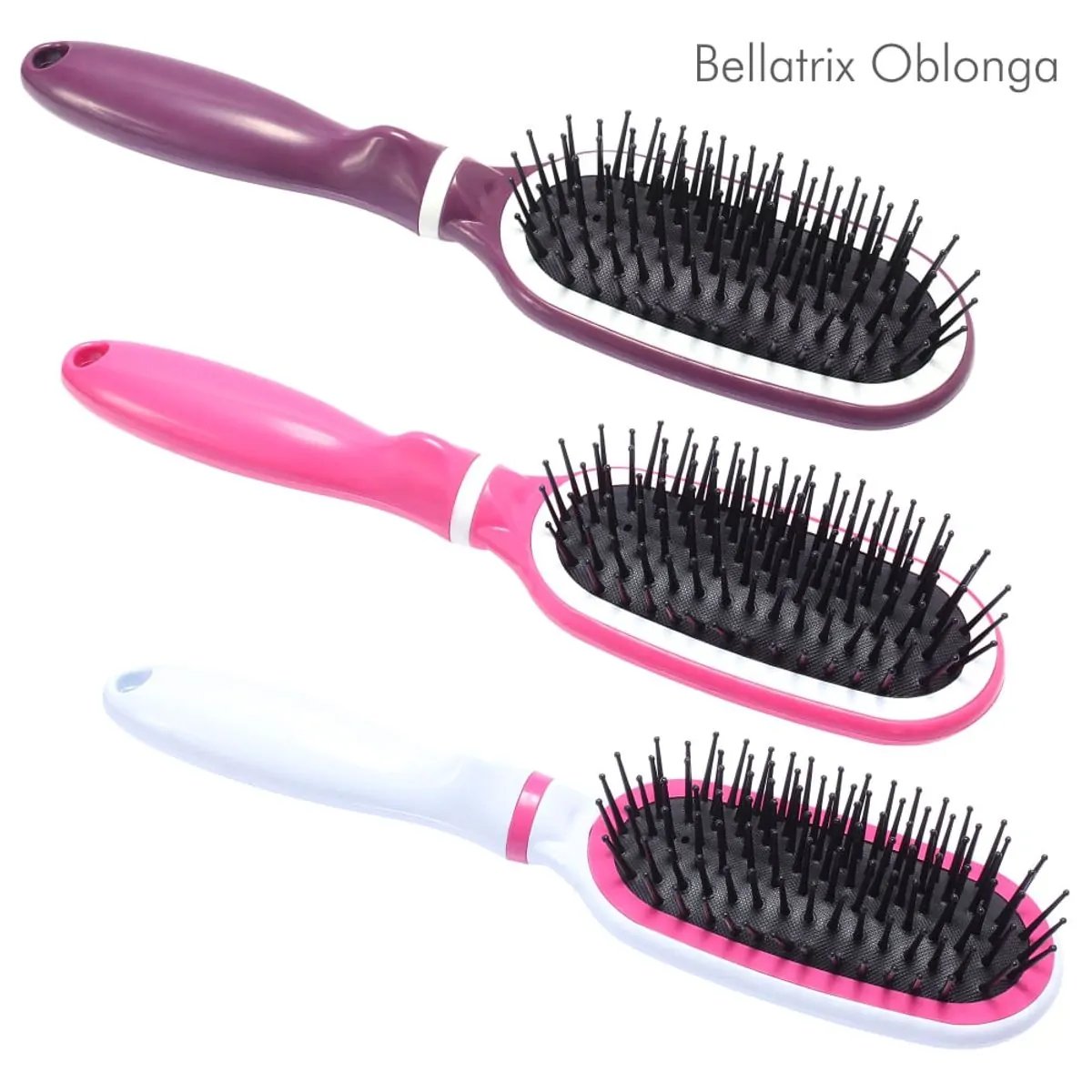 Imagem do produto ESCOVA DE CABELO BELLATRIX RAQUETE OBLONGA