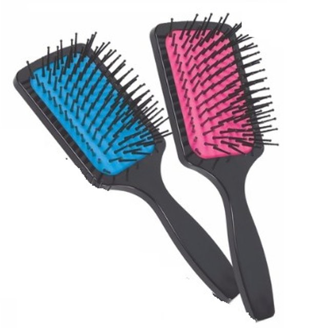 Imagem do produto ESCOVA DE CABELO ISACARE MAGIC COLORS BLACK & WHITE OVAL