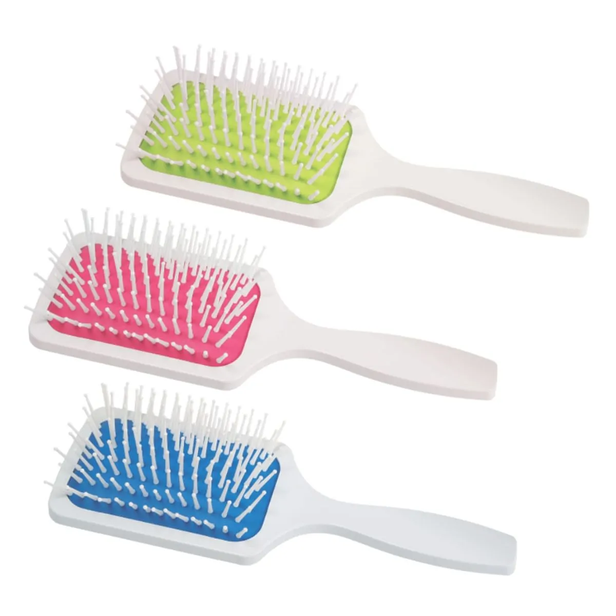 Imagem do produto ESCOVA DE CABELO MAGIC COLOR BRANCA QUADRADA