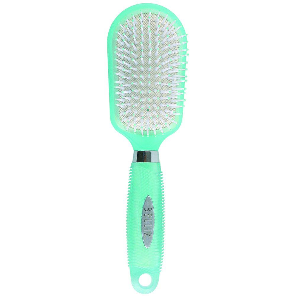 Imagem do produto ESCOVA DE CABELO RICCA CRYSTAL RETANGULAR COM ALMOFADA