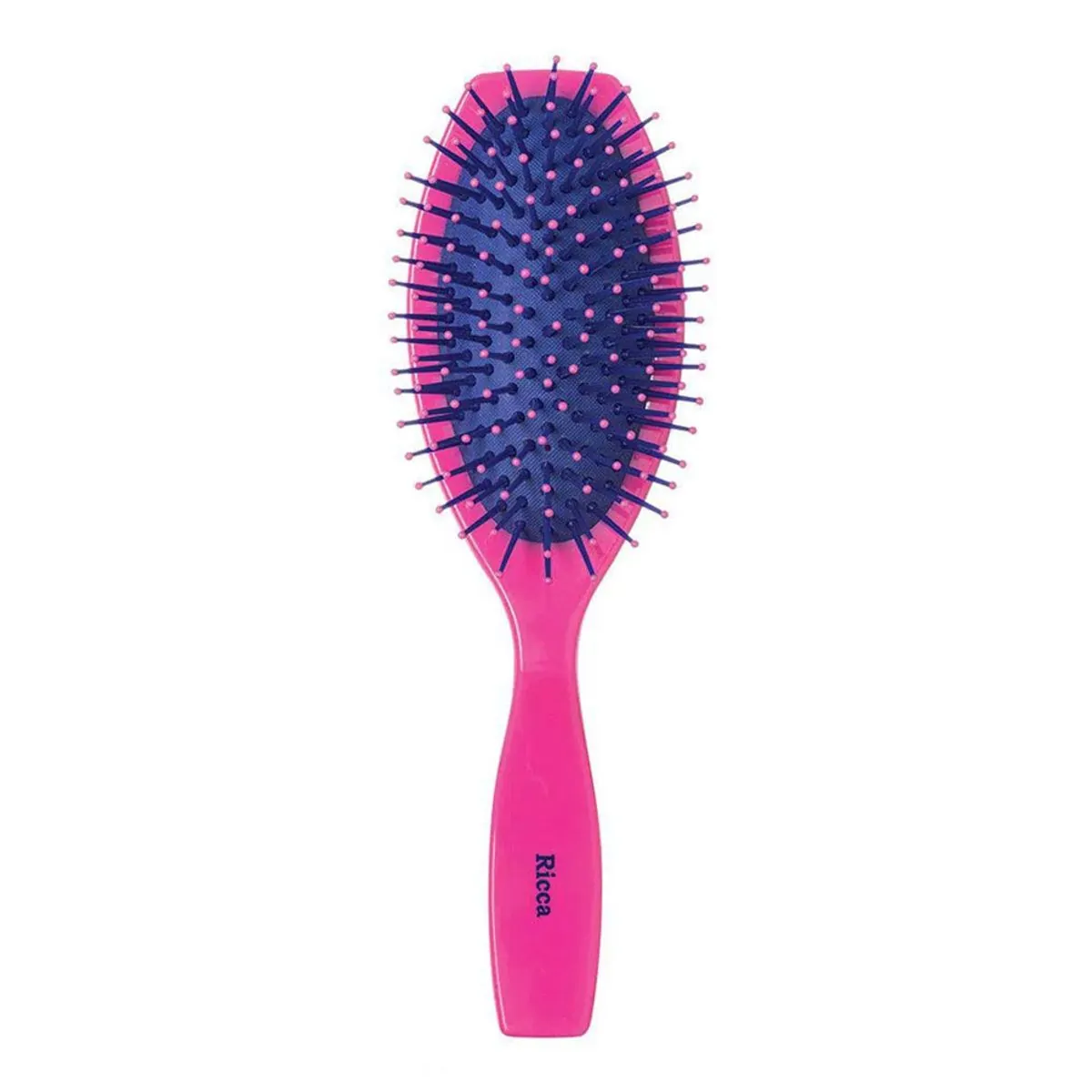 Imagem do produto ESCOVA DE CABELO RICCA PINK ALMOFADADA