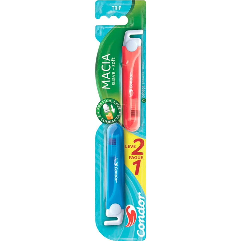 Imagem do produto ESCOVA DENTAL MACIA CONDOR PAGUE 2 LEVE 1