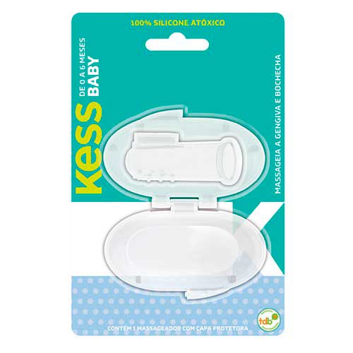 Imagem do produto ESCOVA DENTAL MASSAGEADORA PARA BEBE KESS