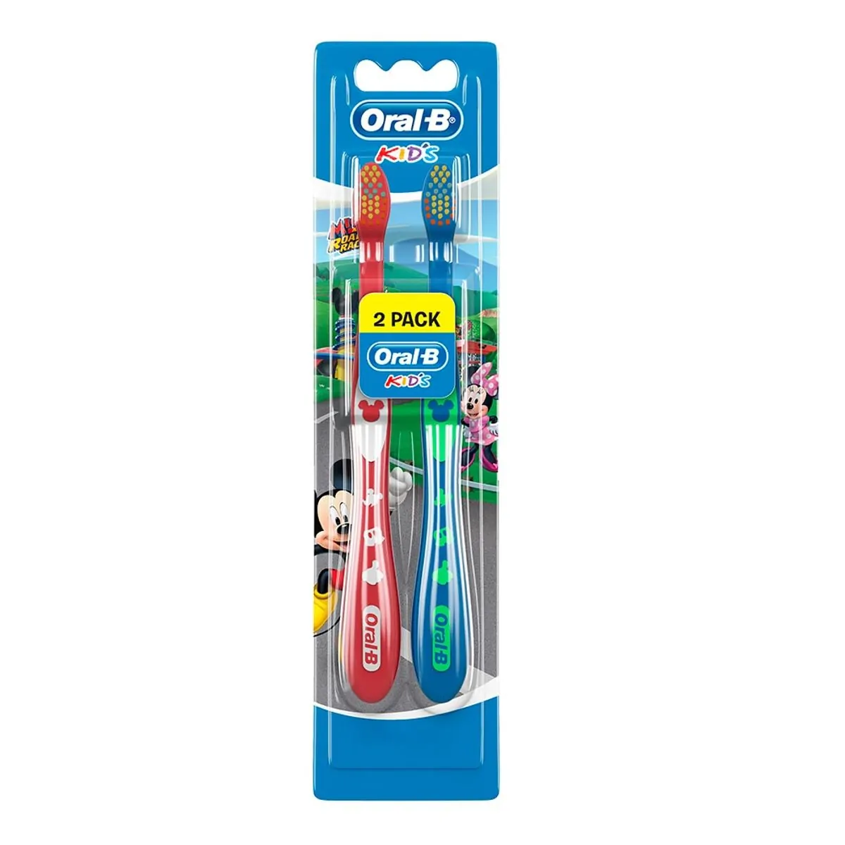 Imagem do produto ESCOVA DENTAL ORAL B STAGES MICKEY COM 2 UNIDADES (5-7 ANOS)
