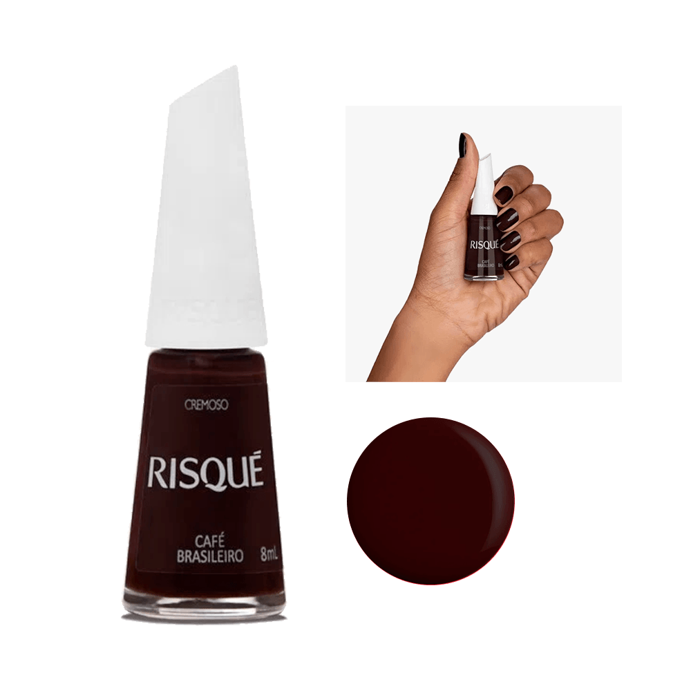 Imagem do produto ESMALTE CREMOSO RISQUE CAFE BRASILEIRO 8ML
