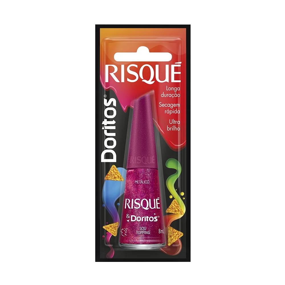 Imagem do produto ESMALTE METALICO RISQUE DORITOS SOU TOPPING