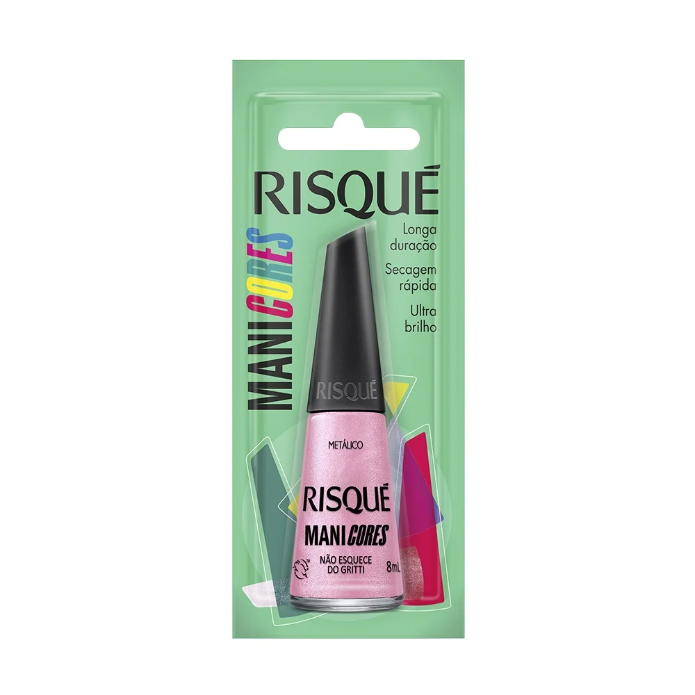 Imagem do produto ESMALTE METALICO RISQUE MANICURES ESQUECI O GRITTER
