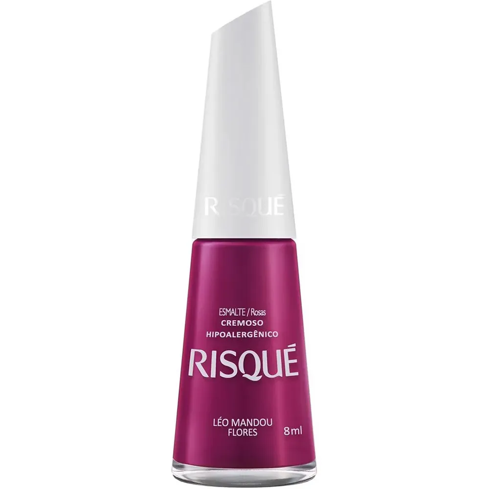 Imagem do produto ESMALTE RISQUE NOVO ROSA LEO MANDOU FLORES