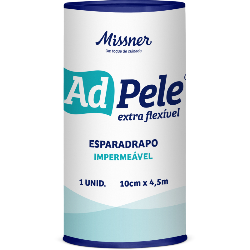 Imagem do produto ESPARADRAPO IMPERMEAVEL BRANCO ADPELE 10CMX4,5M HOSPITALAR MISSNER