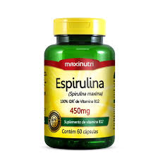 Imagem do produto ESPIRULINA 450MG MAXINUTRI COM 60 CAPSULAS