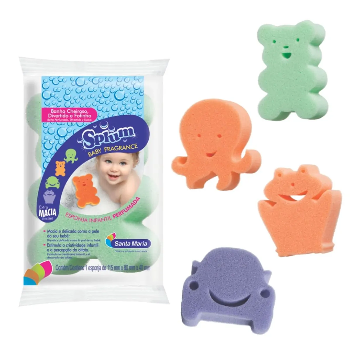Imagem do produto ESPONJA DE BANHO STA BABY CORPUS