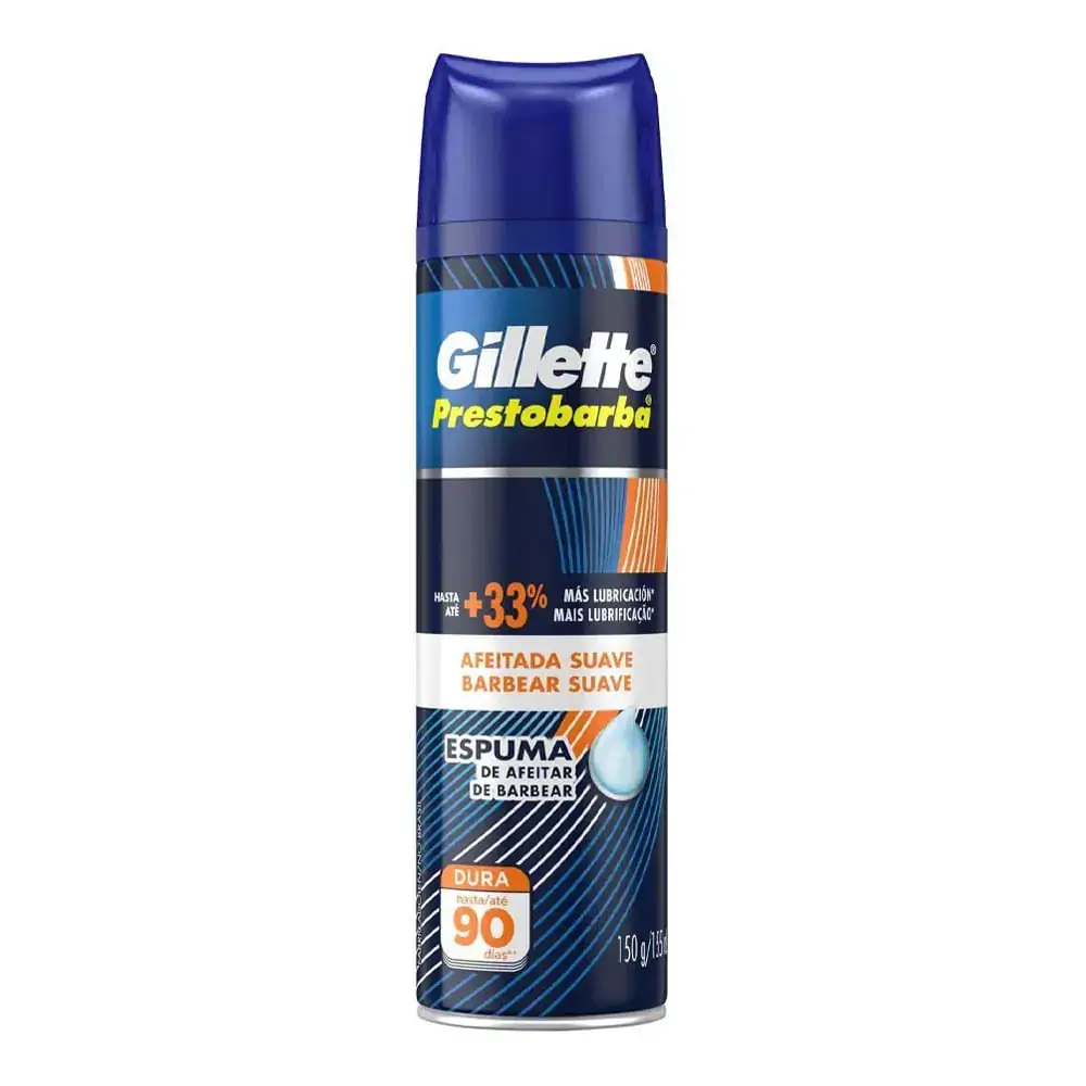 Imagem do produto ESPUMA DE BARBEAR GILLETTE PRESTOBARBA 150G