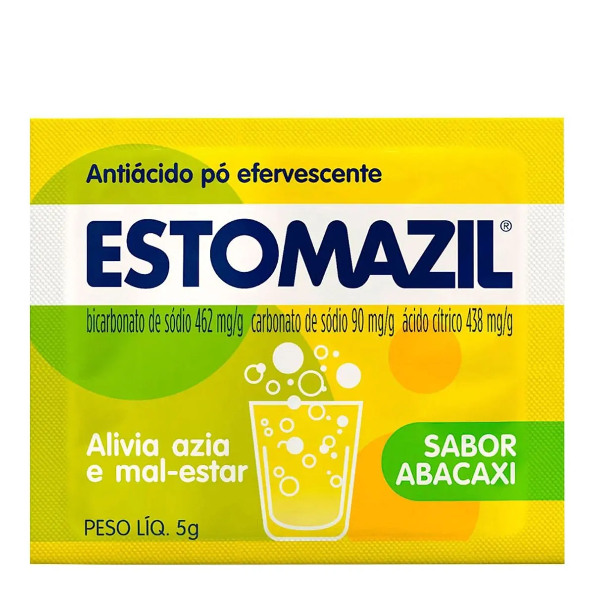 ESTOMAZIL 462MG+90MG+438MG SACHE UNITARIO