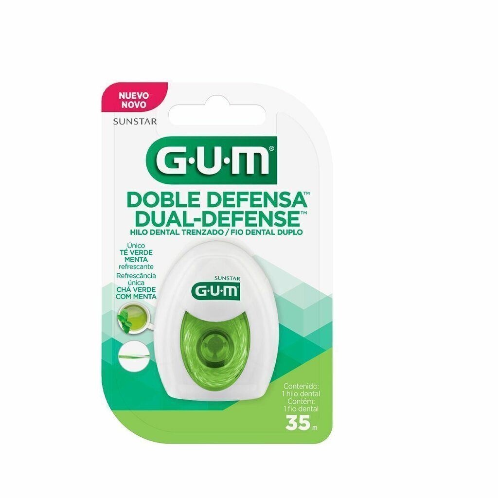 Imagem do produto FIO DENTAL GUM DUAL DEFENSE 35M