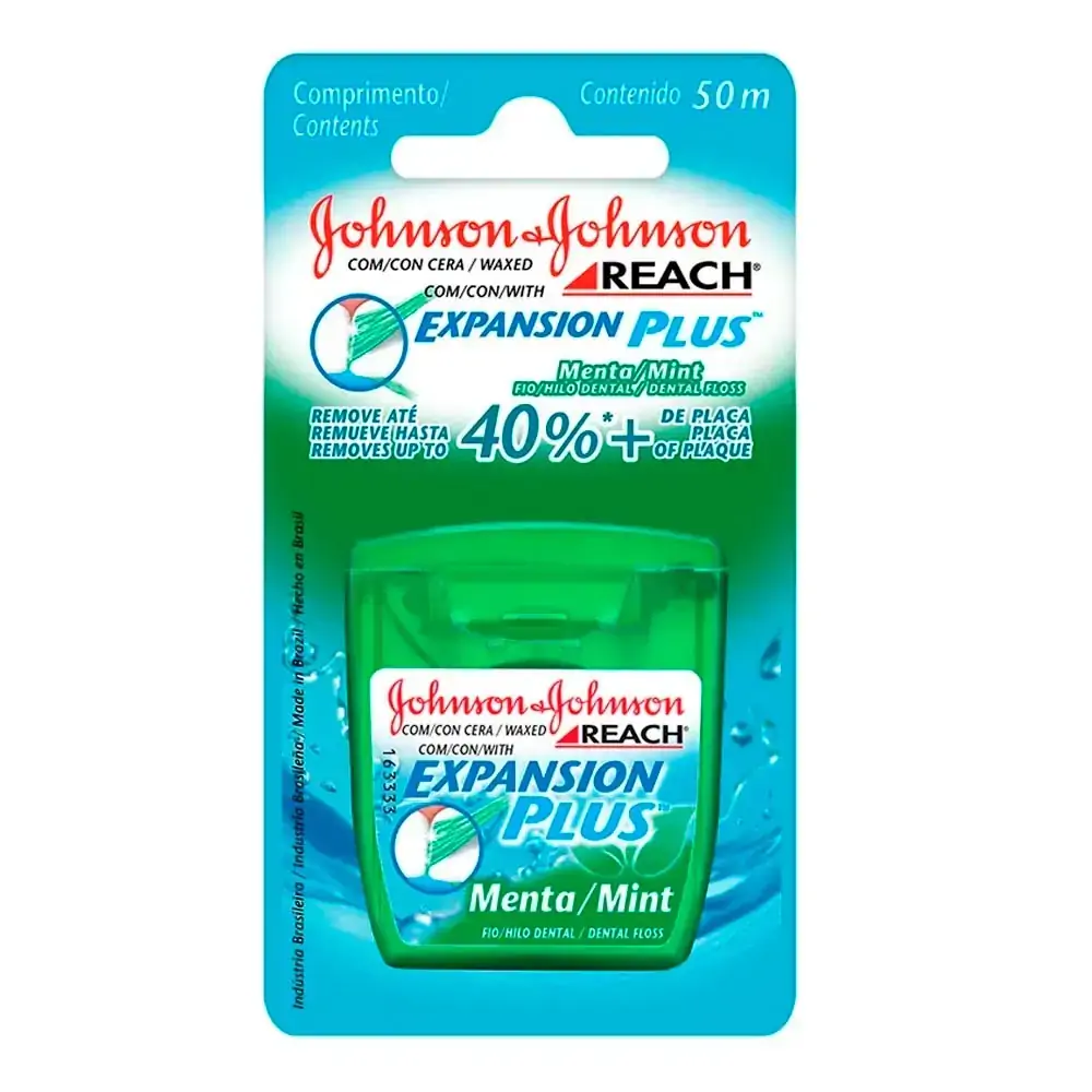 Imagem do produto FIO DENTAL JOHNSON E JOHNSON REACH MENTA 50M