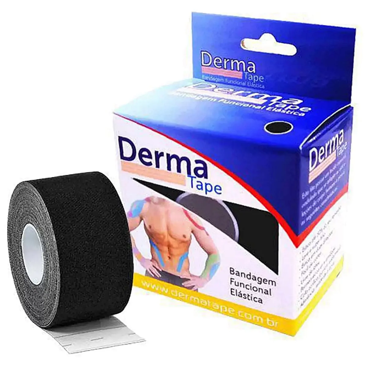 Imagem do produto FITA DE KINESIOLOGIA MULTILAB PRETA 5CM X 5M