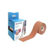Imagem de FITA DE KINESIOLOGIA MULTILASER BEGE 5CM X 5M