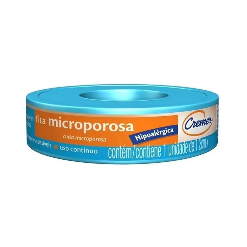 Imagem do produto FITA MICROPOROSA CREMER BEGE 1,2CM X 4,5M