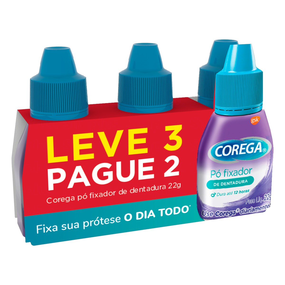 FIXADOR DE DENTADURA COREGA PO