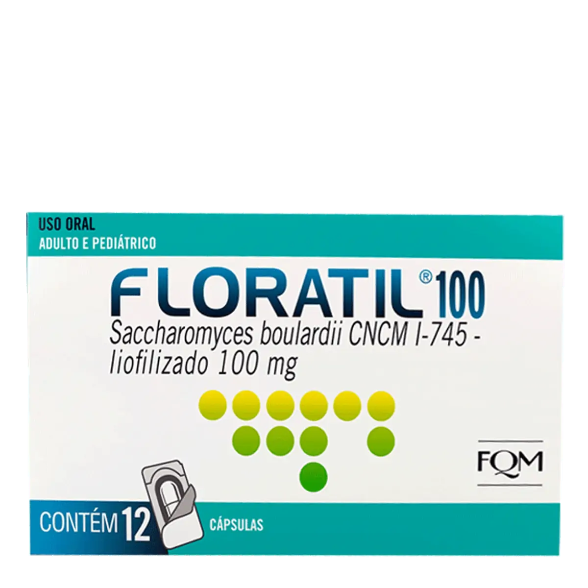 Imagem do produto FLORATIL 100MG CAIXA COM 12 CAPSULAS