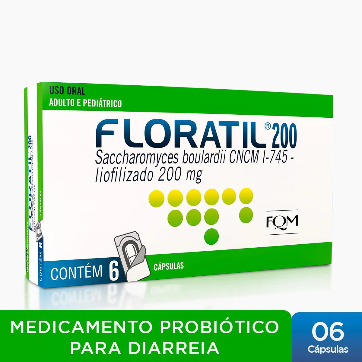 Imagem do produto FLORATIL 200MG CAIXA COM 6 CAPSULAS