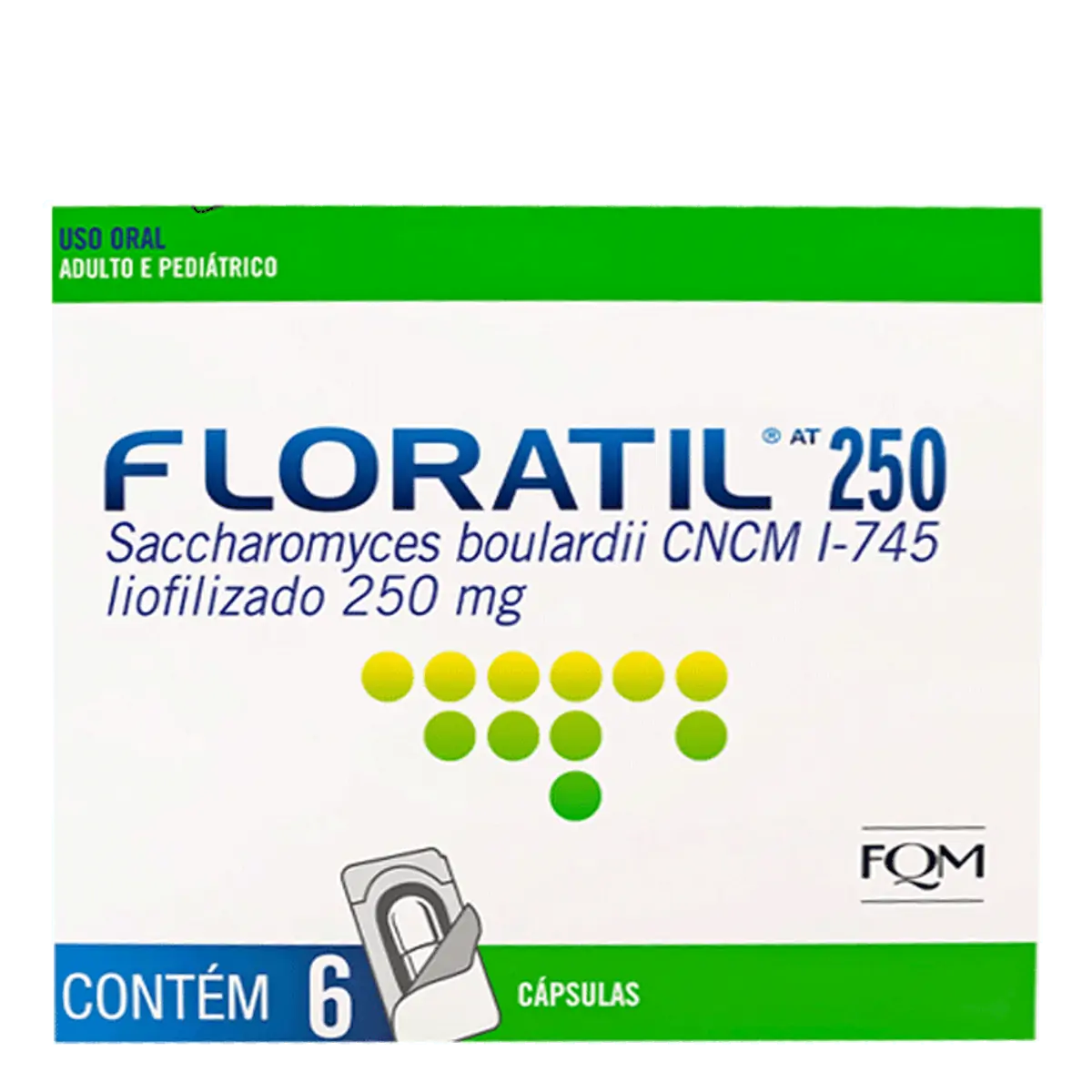 Imagem do produto FLORATIL 250MG BLISTER COM 6 CAPSULAS