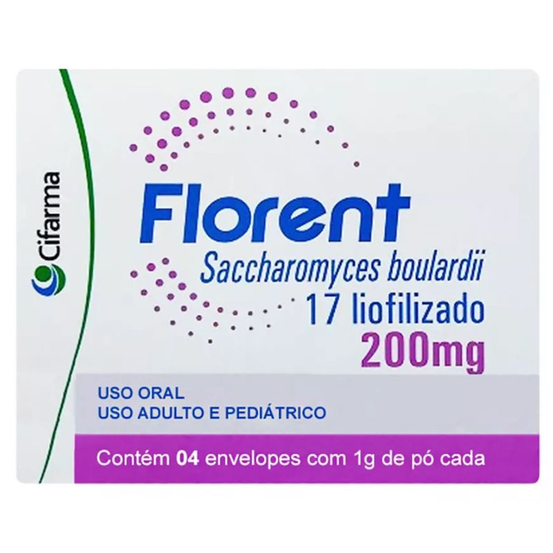 Imagem do produto FLORENT 200MG PO 4 SACHES DE 1G