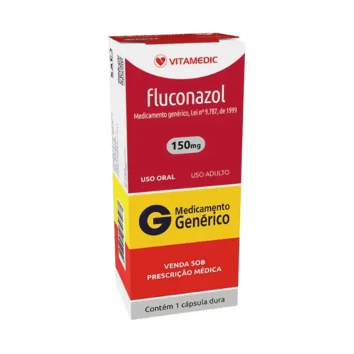 Thumbnail de FLUCONAZOL 150MG VITAMEDIC CAIXA COM 1 CAPSULA