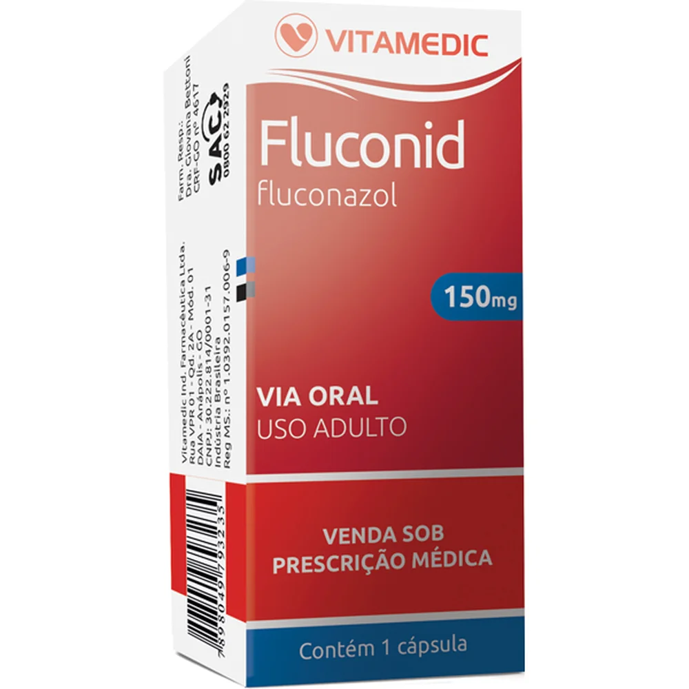 Imagem do produto FLUCONID 150MG VITAMEDIC CAIXA COM 1 CAPSULA GELATINOSA