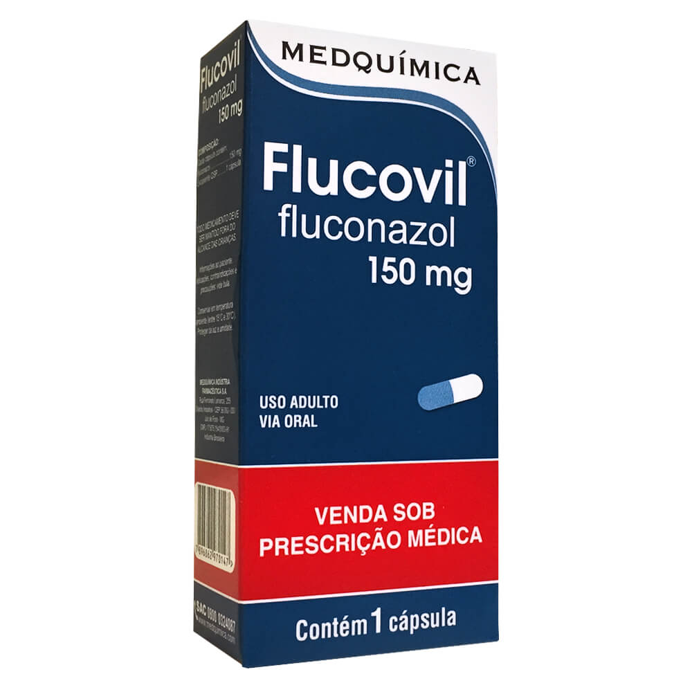 Imagem do produto FLUCOVIL 150MG MEDQUIMICA CAIXA COM 1 CAPSULA