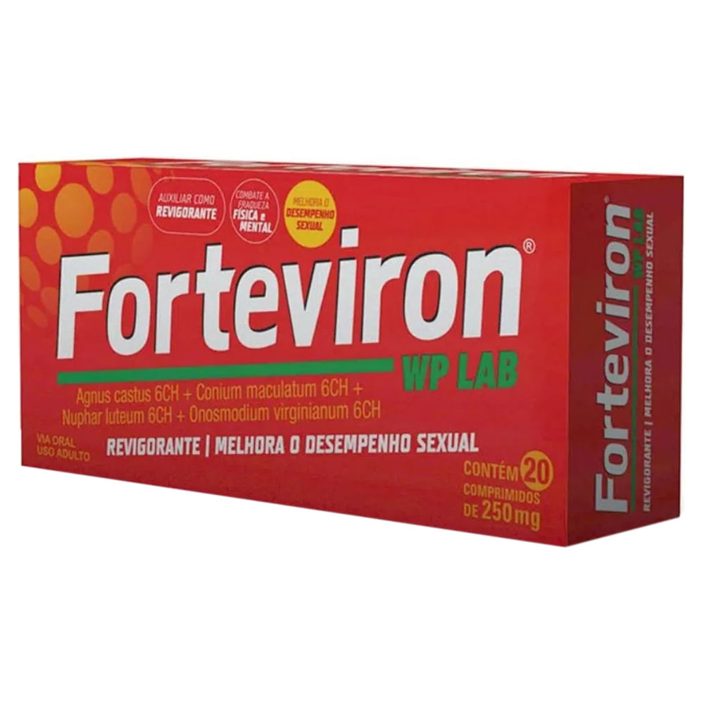 Imagem do produto FORTEVIRON 250MG WP LAB CAIXA COM 20 COMPRIMIDOS