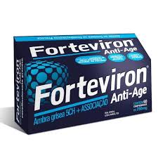 Imagem do produto FORTEVIRON ANTI-AGE 250MG WP LAB CAIXA COM 60 COMPRIMIDOS