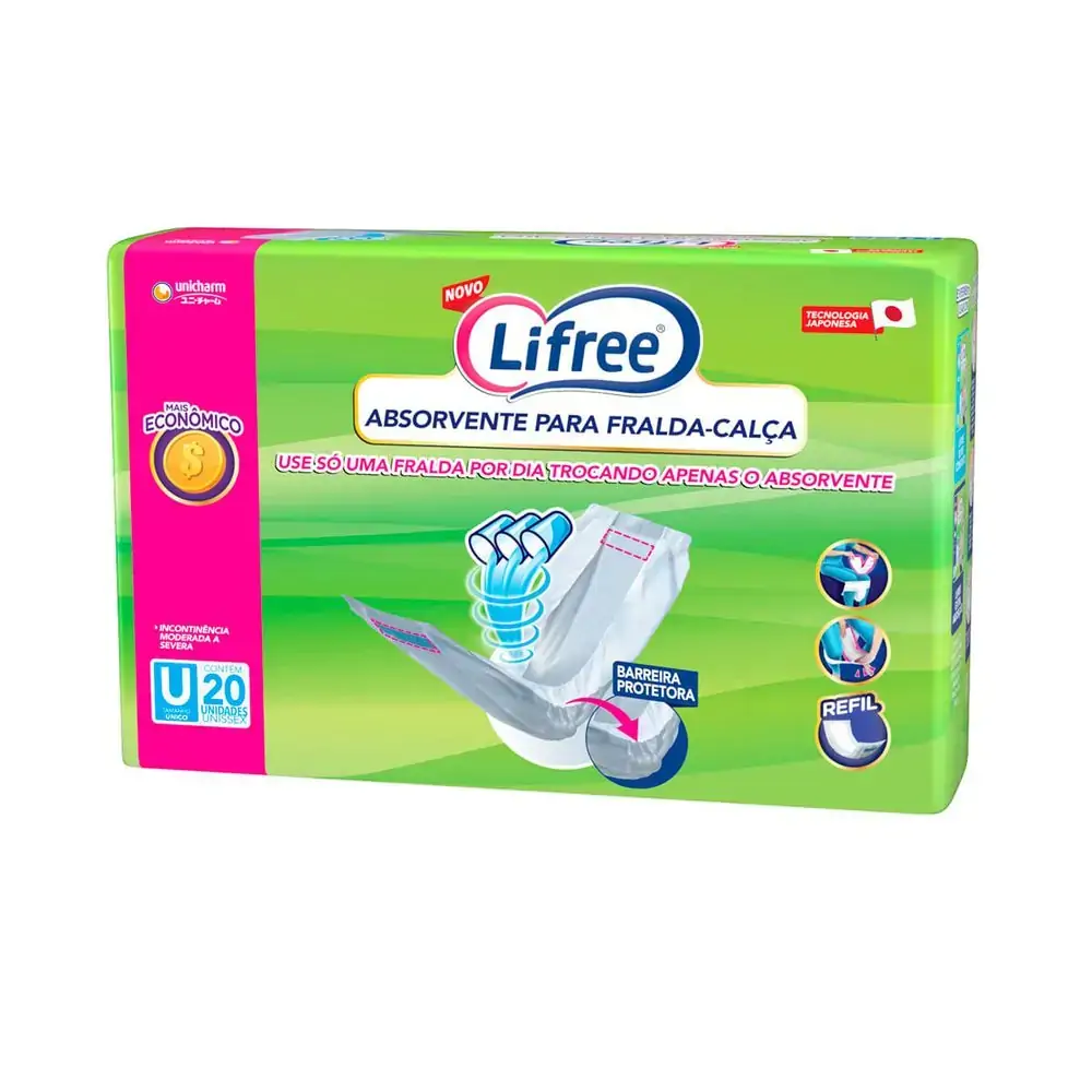 Imagem do produto FRALDA CALCA LIFREE COM 20 UNIDADES