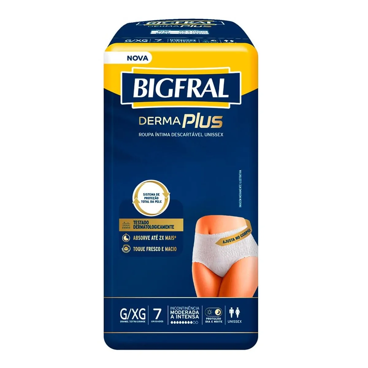 Imagem do produto FRALDA DESCARTAVEL ADULTO BIGFRAL ROUPA TAMANHO G/XG
