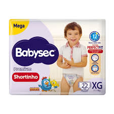FRALDA DESCARTAVEL BABYSEC ROUPINHA PREMIUM MEGA TAMANHO XG COM 22 UNIDADES