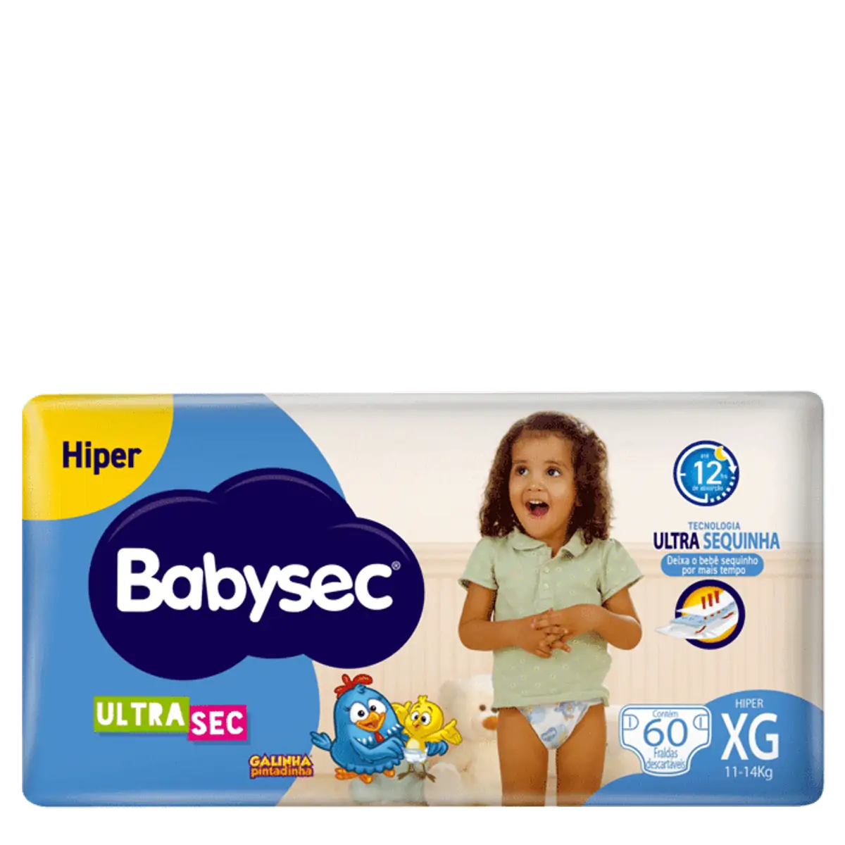 Thumbnail de FRALDA DESCARTAVEL BABYSEC ULTRA HIPER TAMANHO XG COM 60 UNIDADES