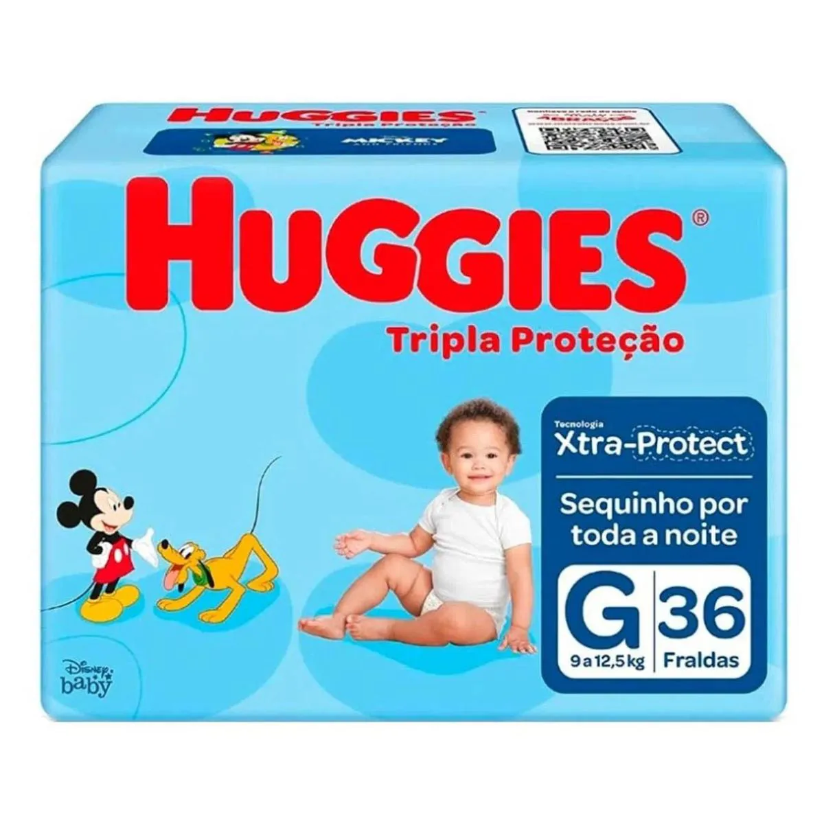 Thumbnail de FRALDA DESCARTAVEL HUGGIES TRIPLA PROTECAO COM 36 UNIDADES