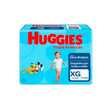 Imagem de FRALDA DESCARTAVEL HUGGIES TRIPLA PROTECAO JUMBINHO TAMANHO XG COM 22 UNIDADES